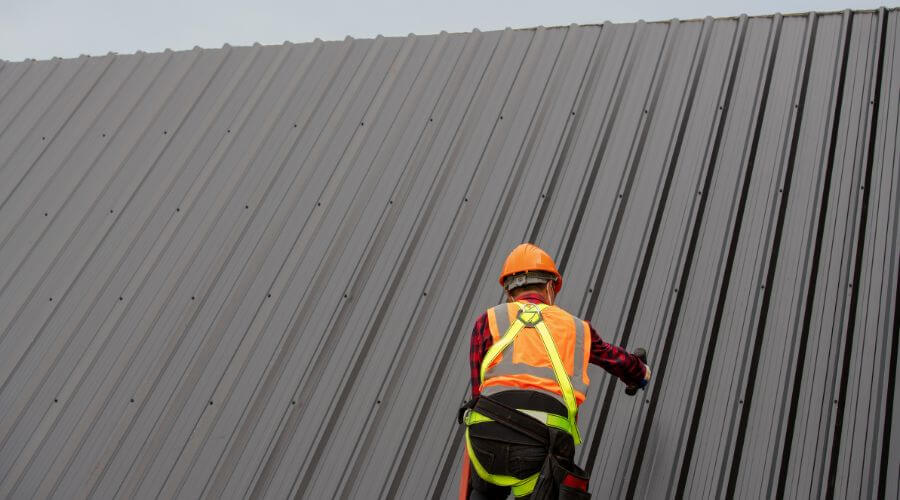 Professional metal roof installation services in Wall, SD